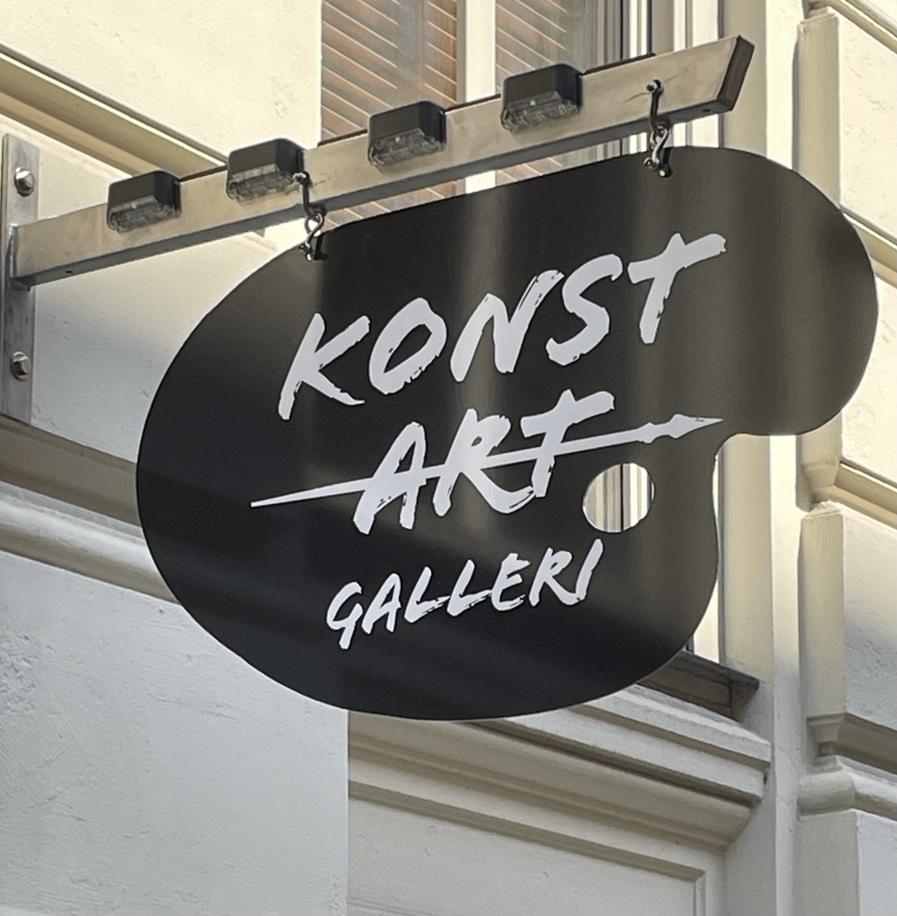KonstArt Galleri skylt
